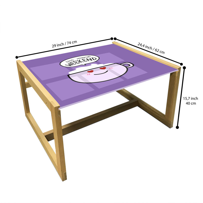 Ingiberg Sled Coffee Table, 40cm H x 74cm W x 62cm D