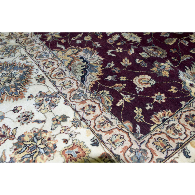 Wool Oriental Area Rug, Square 9'