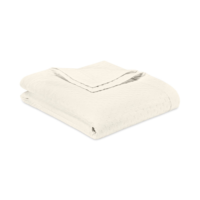 Nimbus Coverlet, California King Coverlet, Ivory