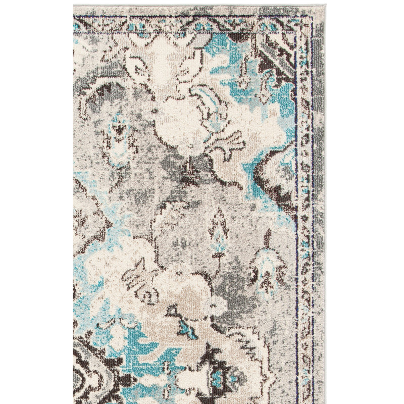 Tapis oriental gris, Rectangle 3 pi x 5 pi