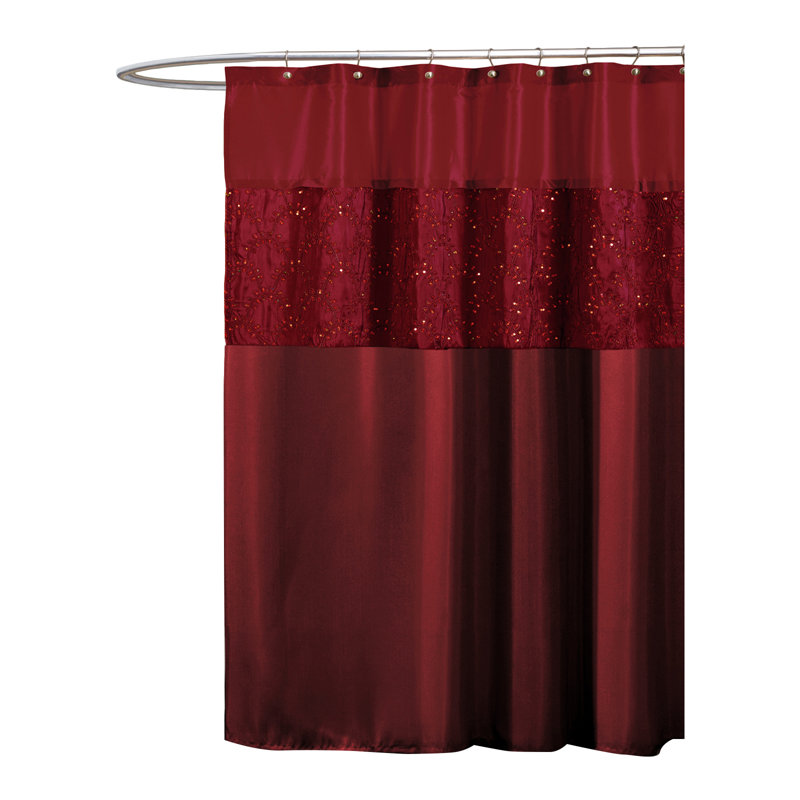 Maria Shower Curtain, Red