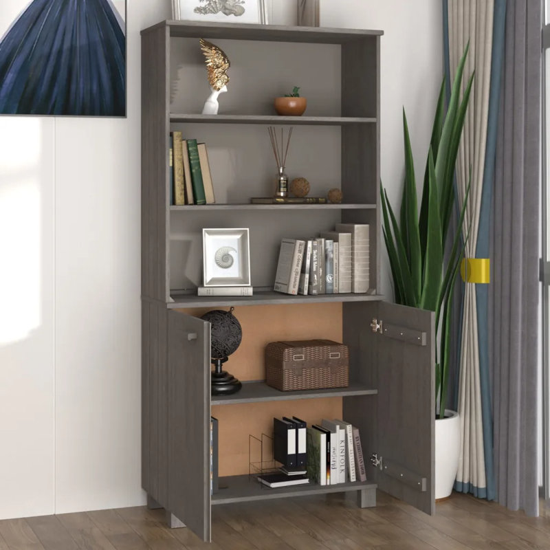 Healani 85cm Solid Wood Sideboard, Light Grey