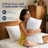 Luxury Queen Cooling Down Alternative Bed Pillows - Hotel Collection Bed Pillows & Breathable Medium Firm Microfiber Filled Pillows