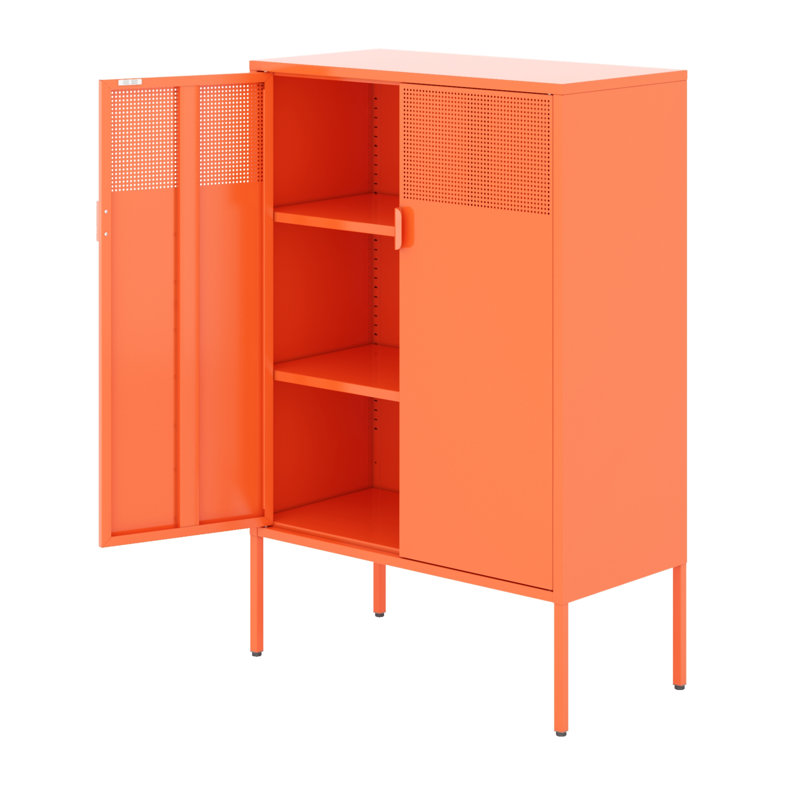 Casiers en acier, Orange