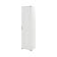 Armoire polyvalente moderne, blanche, 17,7 x 66,5 x 12,6 pouces | Panneau de particules enduit, épaisseur: 0,6 pouce | Nombreuses tablettes, fixation murale | Solution de rangement élégante pour la maison et le bureau