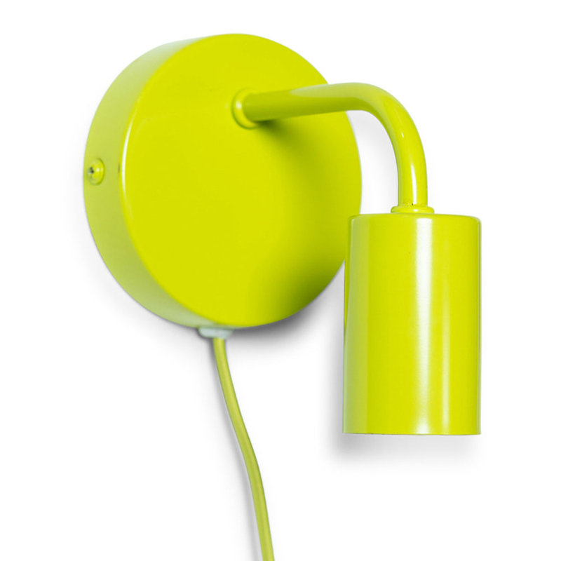 Carmala Plug-in Armed Sconce, No, Lime Green, 1