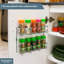 Buckingham 2-Tier Chrome Spice Rack Wall-Mounted Cupboard Organizer, 28 cm