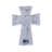 St Bernard Marble Cross White Black