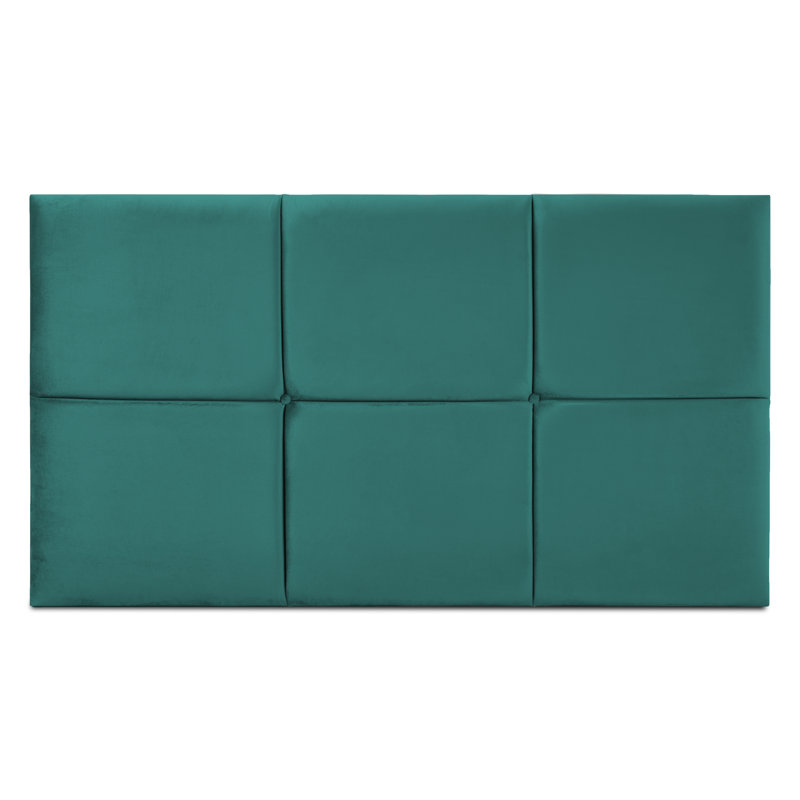 Franciousha Upholstered Headboard, Kingsize (5'), Black Plush