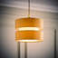 Blended Fabric Drum Pendant Shade-1589333946-1589333945