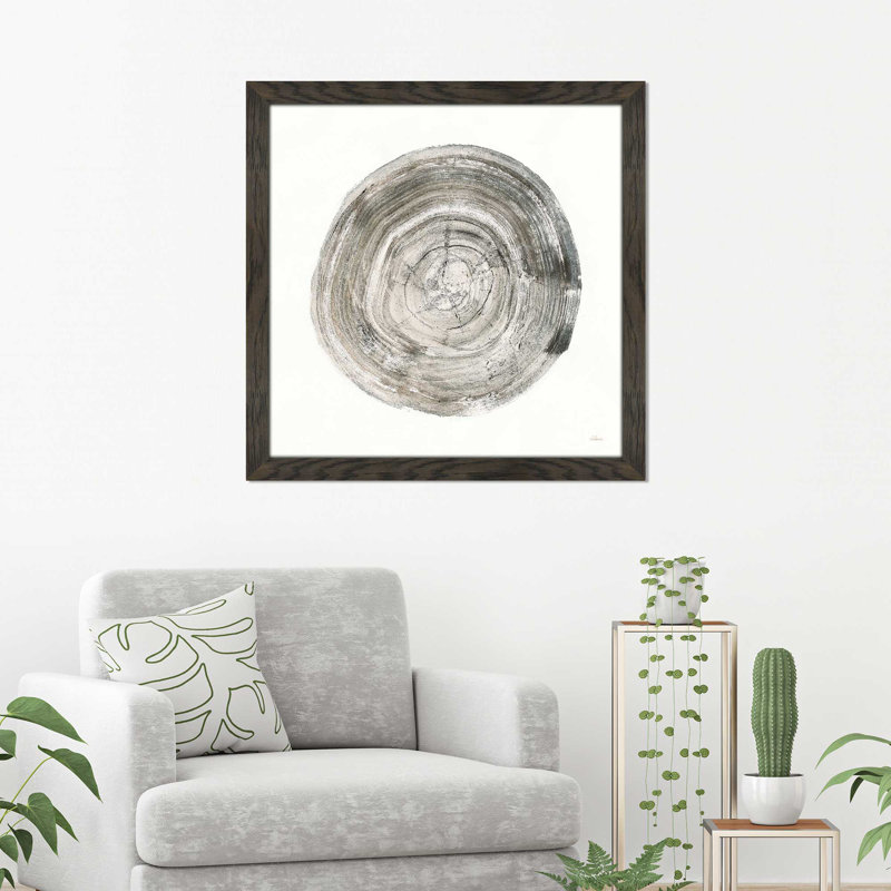 " Counting The Years II ", 21.5" H x 21.5" W x 0.75" D, Chocolate Distressed Framed