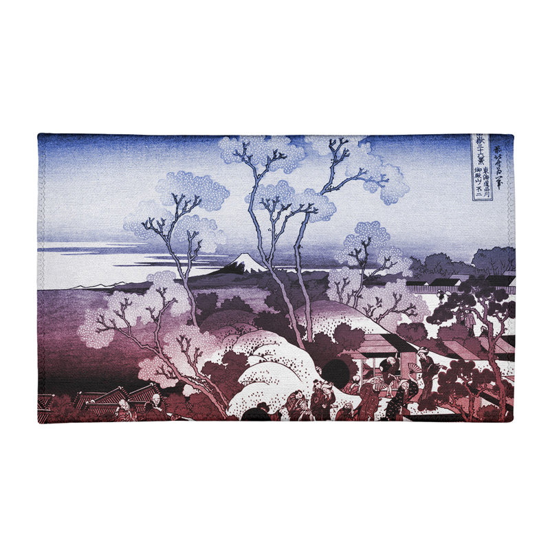 Chenille Floral Indoor Rug, Rectangle 3' x 5'