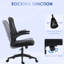 Ergonomic Office Seating With Lumbar Support, Adjustable Height, Black Mesh Back Task Chair Height And Flip-up Arms,