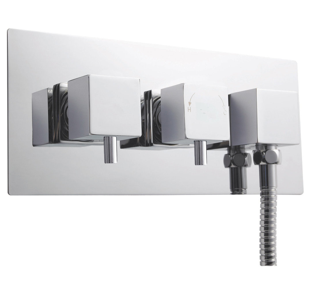 Nuie Volt Concealed Thermostatic Shower Valve (Chrome). - Image 2