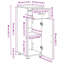 30cm Bathroom Vanity Base Only-581872580