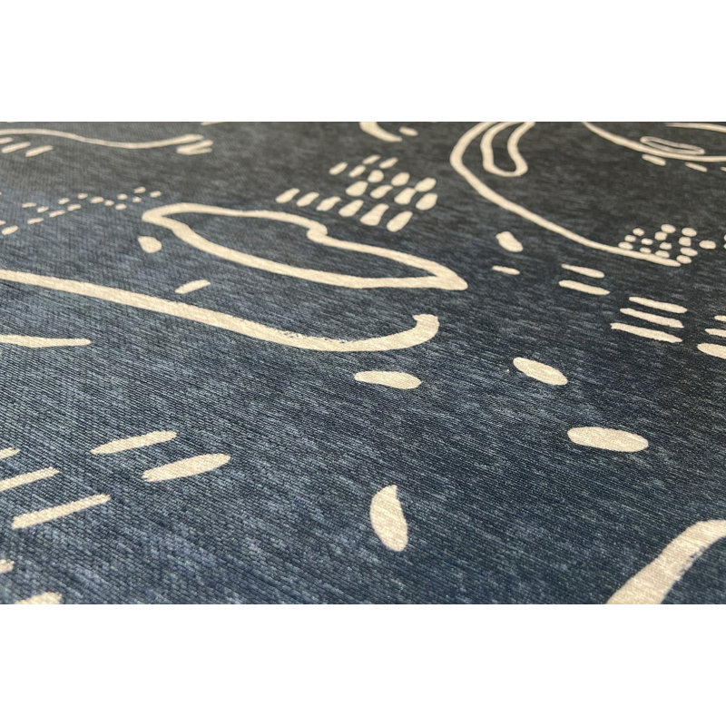 Chihiro Washable Indoor Rug, Rectangle 4' x 6'