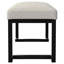 Banc d'appoint capitonné Boucle