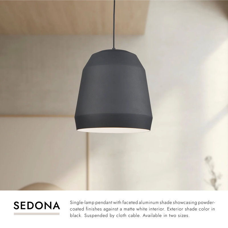Sedona 1 - Light Pendant, Black, 22" H x 22" W x 22" D