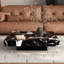 Table basse carrée en marbre de style luxueux-1525009528