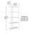 Bookcase, Brown finish