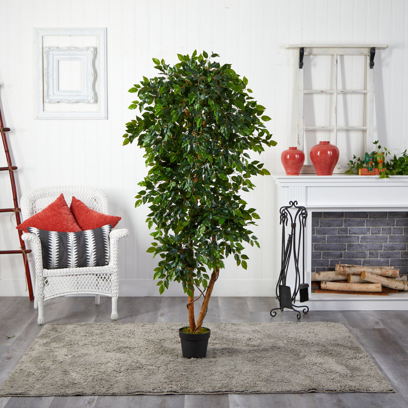 72'' Faux Ficus Tree in Planter
