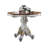 Dafies 4 - Person Pedestal Dining Set