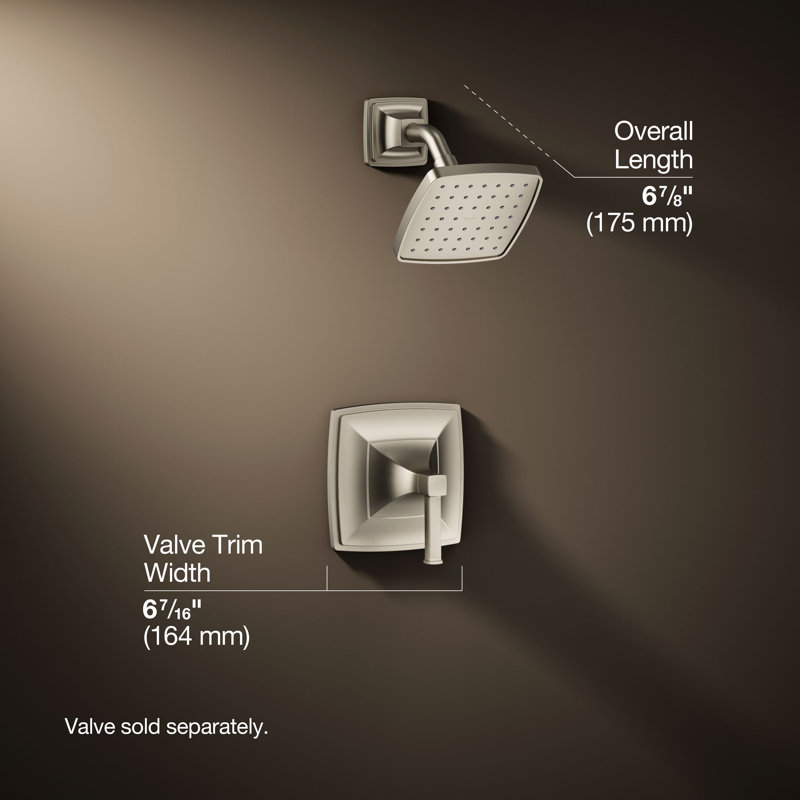 Riff Pressure-Balancing Shower Faucet Trim, Vibrant Brushed Nickel