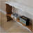 47.24" Whisper Of Waves Modern Console Table W/ White Marble-Pattern Top, Solid Wood Veneered Sofa Table W/ Open Storage Shelf, Entryway Table For Living Room-739056221