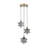 Moravian 3 - Light Brown Pool Table Lights Pendant