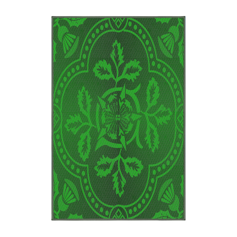 Tapis de zone verte à motif Hopley, Rectangle 5 pi x 7 pi
