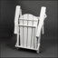 Chaise Adirondack en PEHD pliable avec porte-gobelet double - durable, résistante aux intempéries et facile à ranger pour un confort extérieur-2040294485