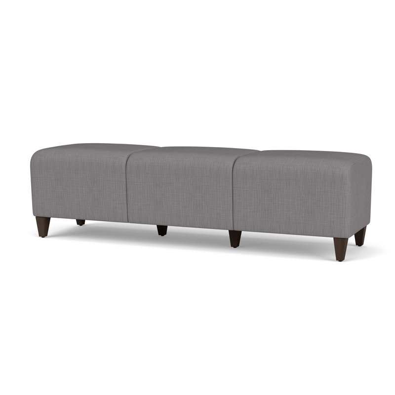 Banc de réception 3 places Siena, Moka, Plot Line Steel