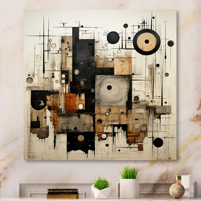 - Impression d'art mural abstrait en métal