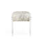 Leather Accent Stool