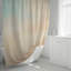 Rideau de douche avec tapis de bain-801686914