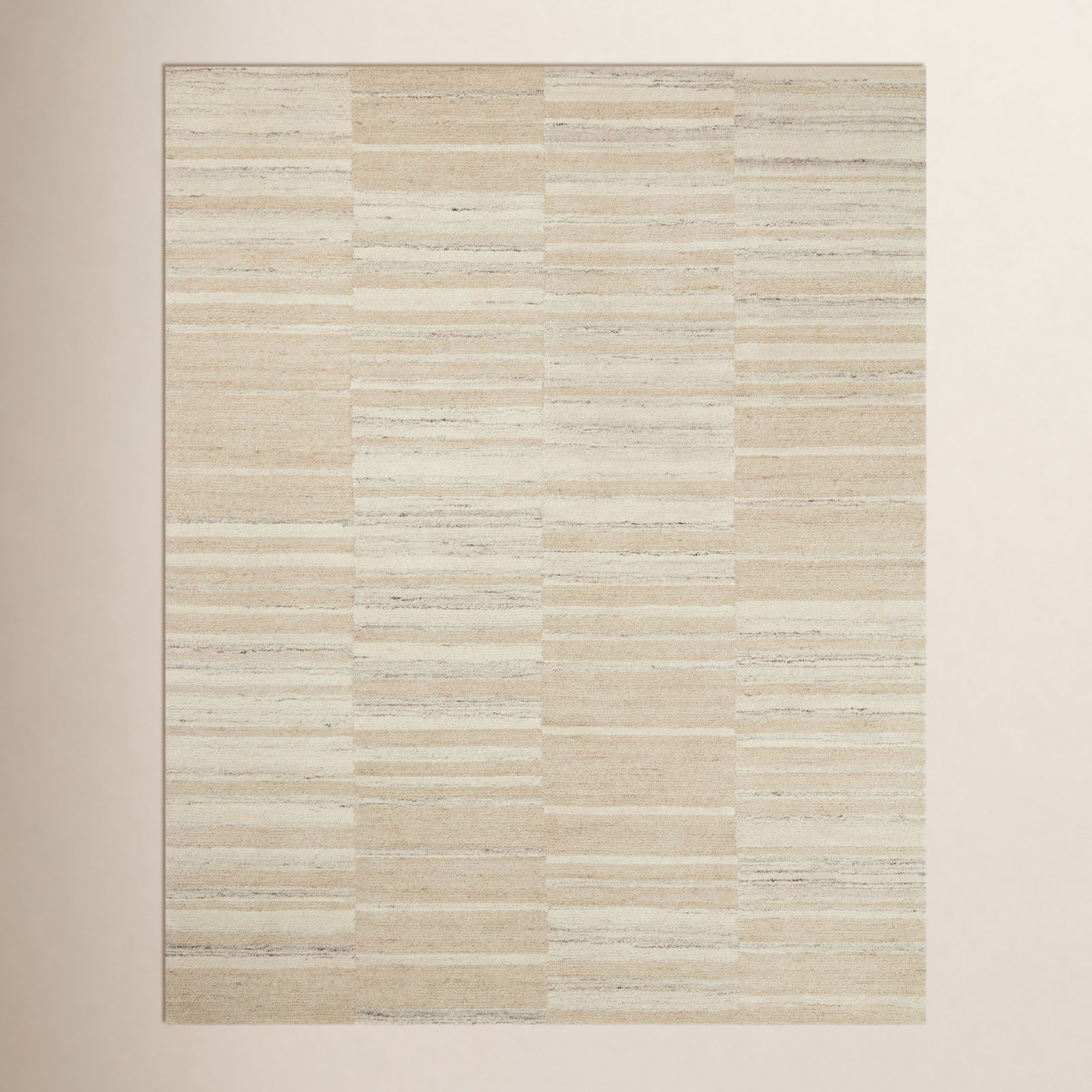 Amber Lewis x Loloi Rocky Natural/Sand Area Rug, Rectangle 8'6" x 11'6"
