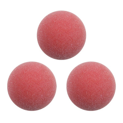 Balles de remplacement pour table de soccer sur table GSE règlement taille 35 mm (1,38 po) (rouge - paquet de 3)