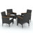  Garden Dining Set Grey And Black-1472754161-1472754162-1472754125