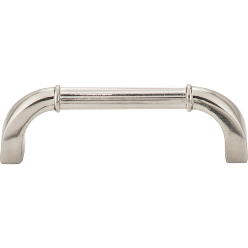 Cordova Bar Pull, Satin Nickel, 3 3/4"