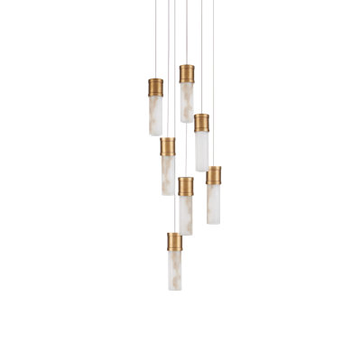 Luminaire suspendu rond 7 lumières Cannula