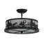 Rustic Lodge 2 - Light Semi Flush Mount