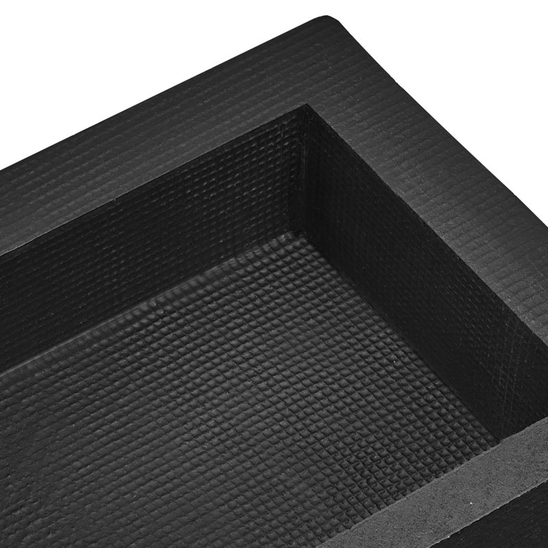 16" X 24" Double Shelf Shower Niche, Square Corners Recessed, Black Sealed Modern Soap Storage For Bathroom, 100% Waterproof With Foam, Multi-Process Tile Adhesion, Easy Installation Niche 24",