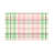 60 x 120 inch Soft Pink Green Plaid Tablecloth Scalloped for Rectangular Table Kitchen Dining
