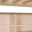 Lit superposé avec tablettes intégrées, lumières à changement de couleur et panneau perforé-1415145434-1415145435
