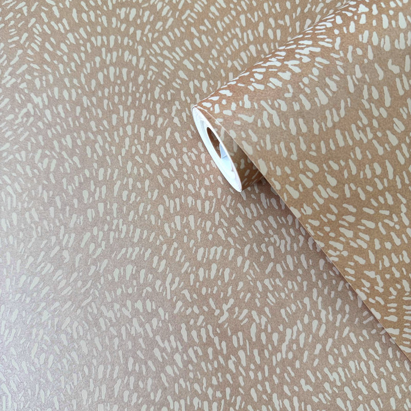 Zen 1000cm x 57cm Wallpaper Roll, Brown
