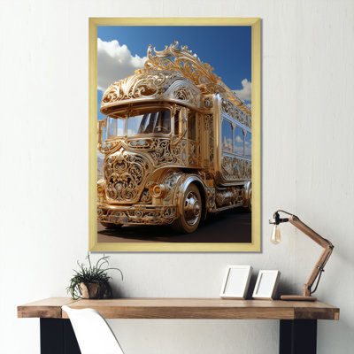 " Golden Semi Truck Dream II "