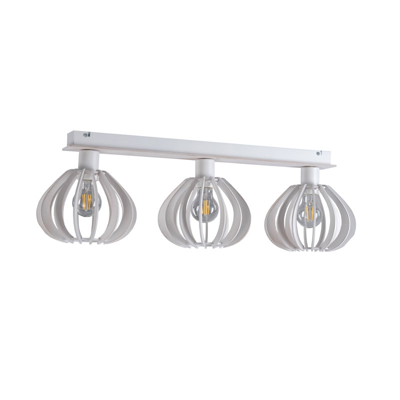 Parma Flush Mount, White