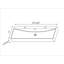 Lavabo de salle de bain à surface solide blanc matte 49,6 pouces Cantrio ST-604 SolidTech