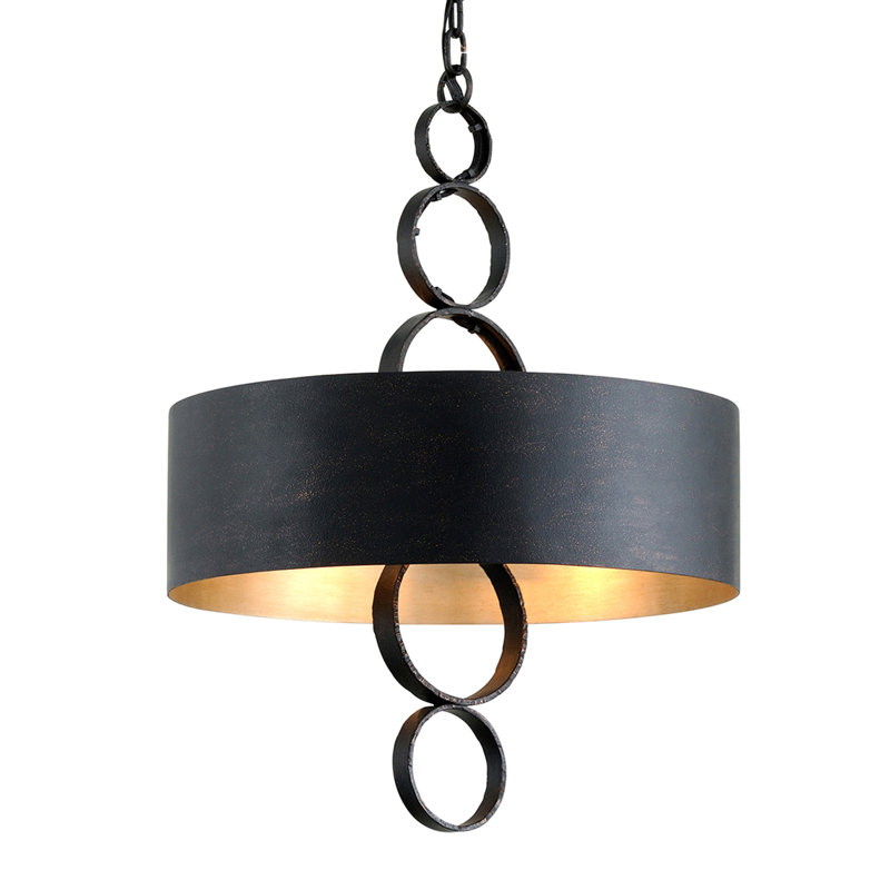 4 - Light Unique/Statement Drum Pendant