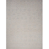 Geometric Area Rug in Gray